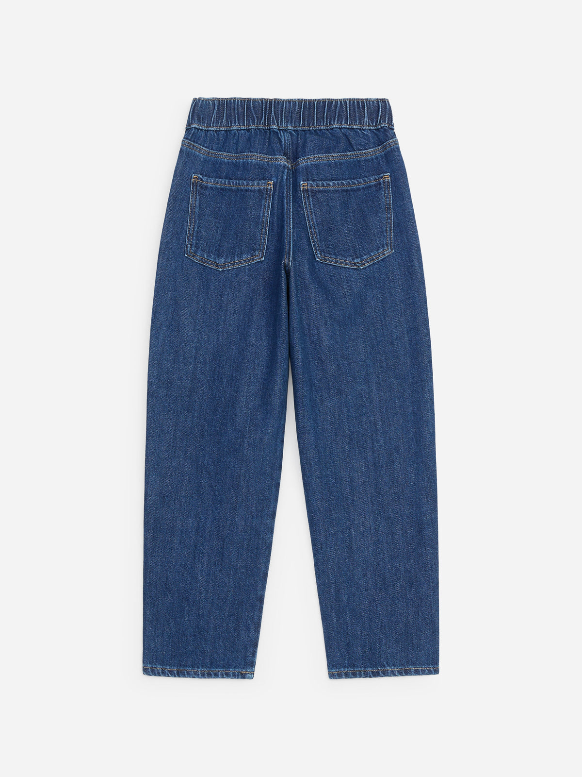 Pull-On Denim Trousers - Blue - Image 2