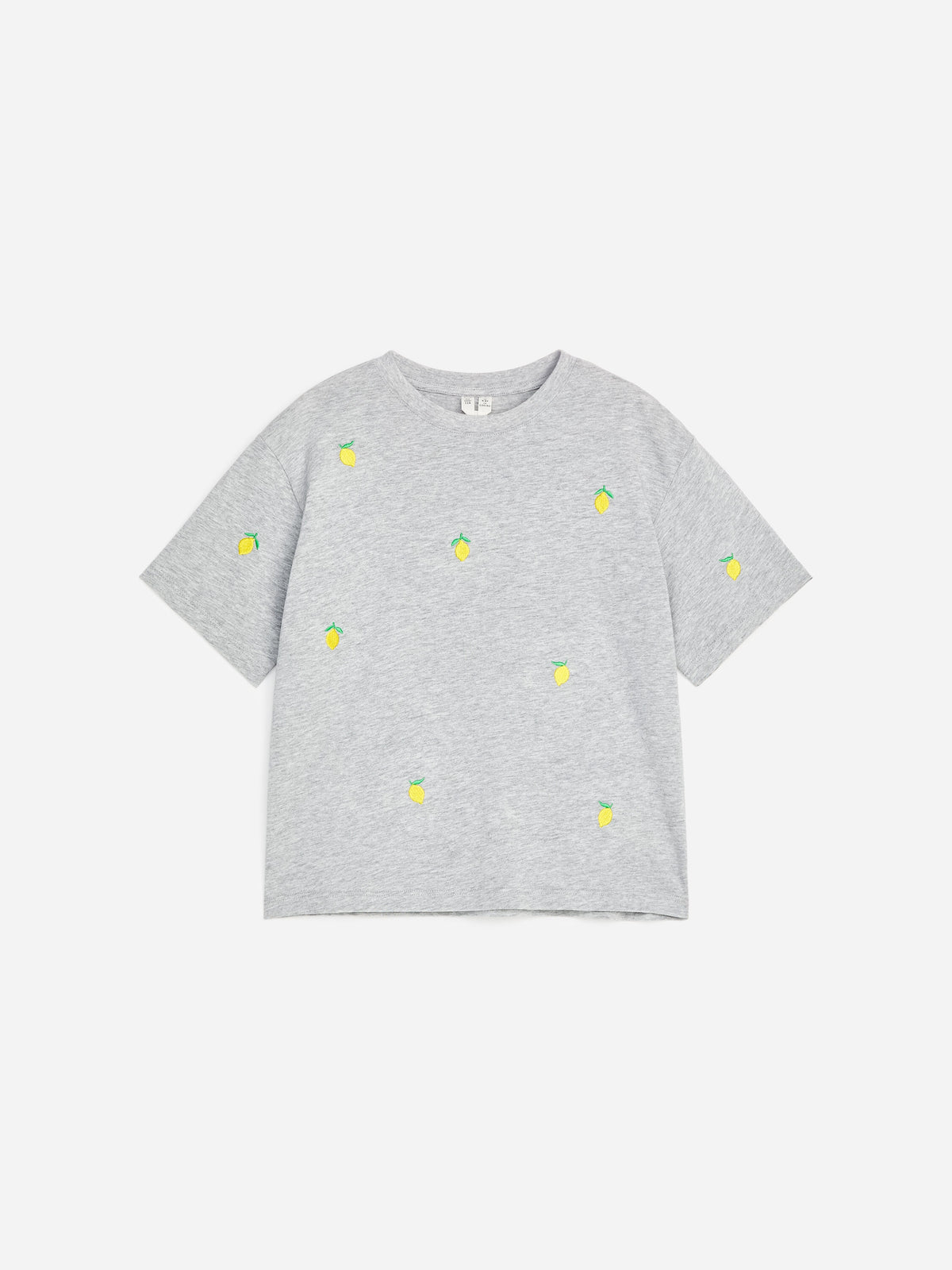 Embroidered T-Shirt - Grey