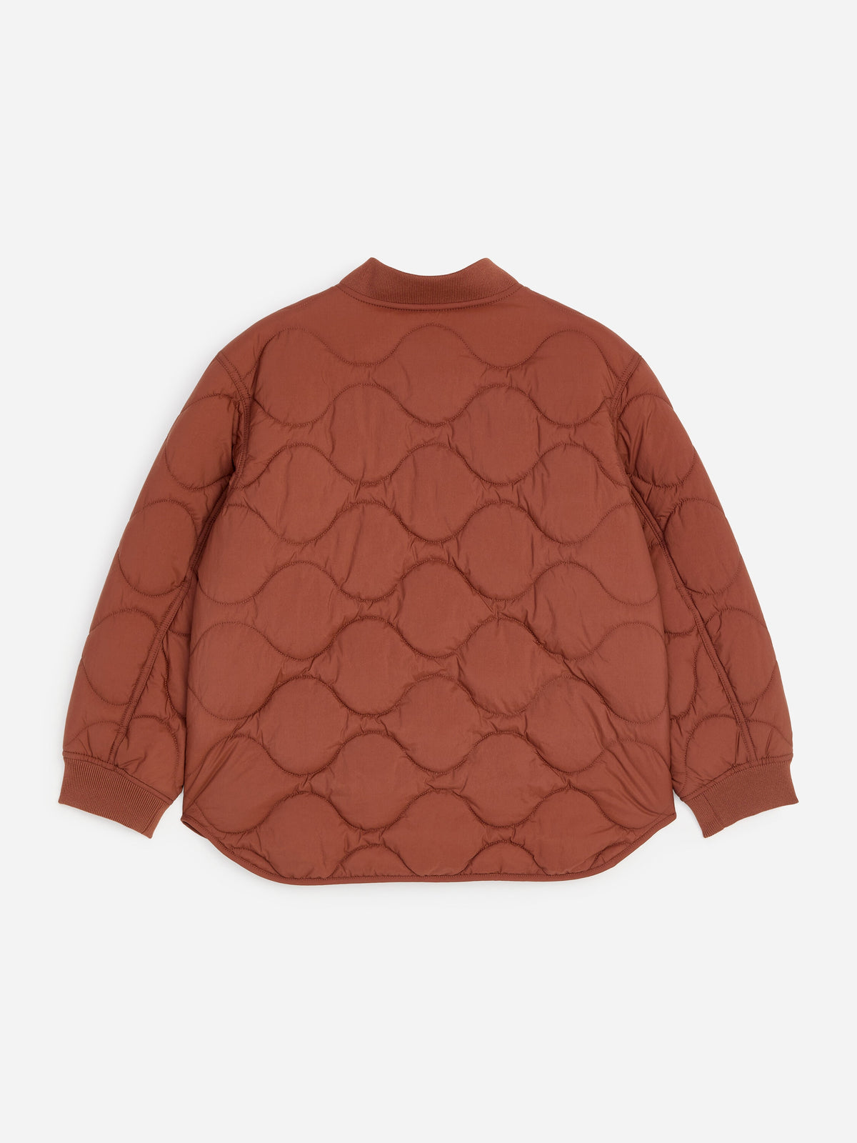 Quilted Lightweight Jacket - Brown - Image 2