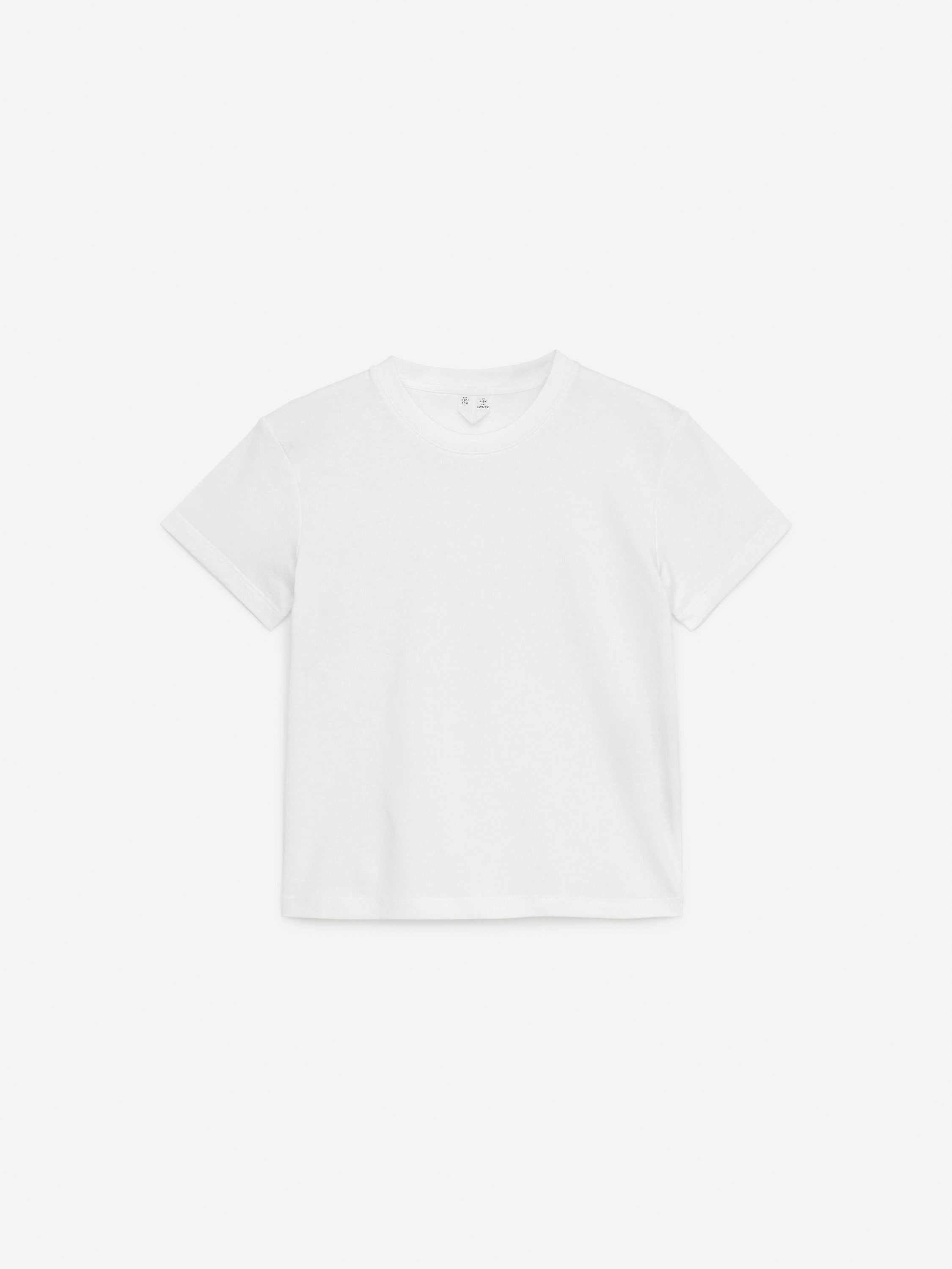 Crew-Neck T-Shirt Set of 3 - White - Image 4