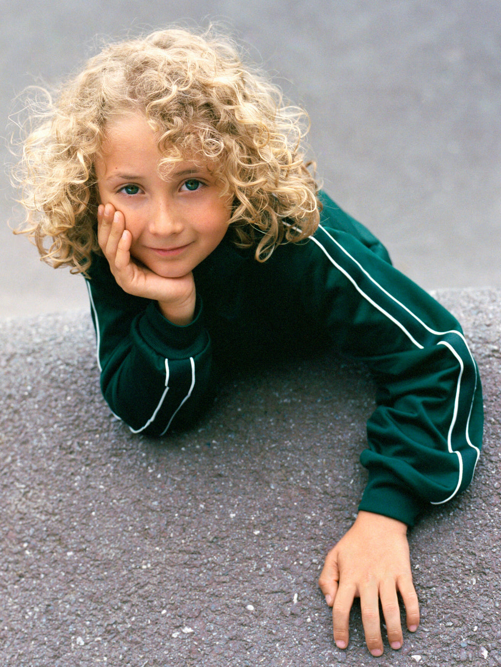 Sporty Zip Jacket - Green - Image 5