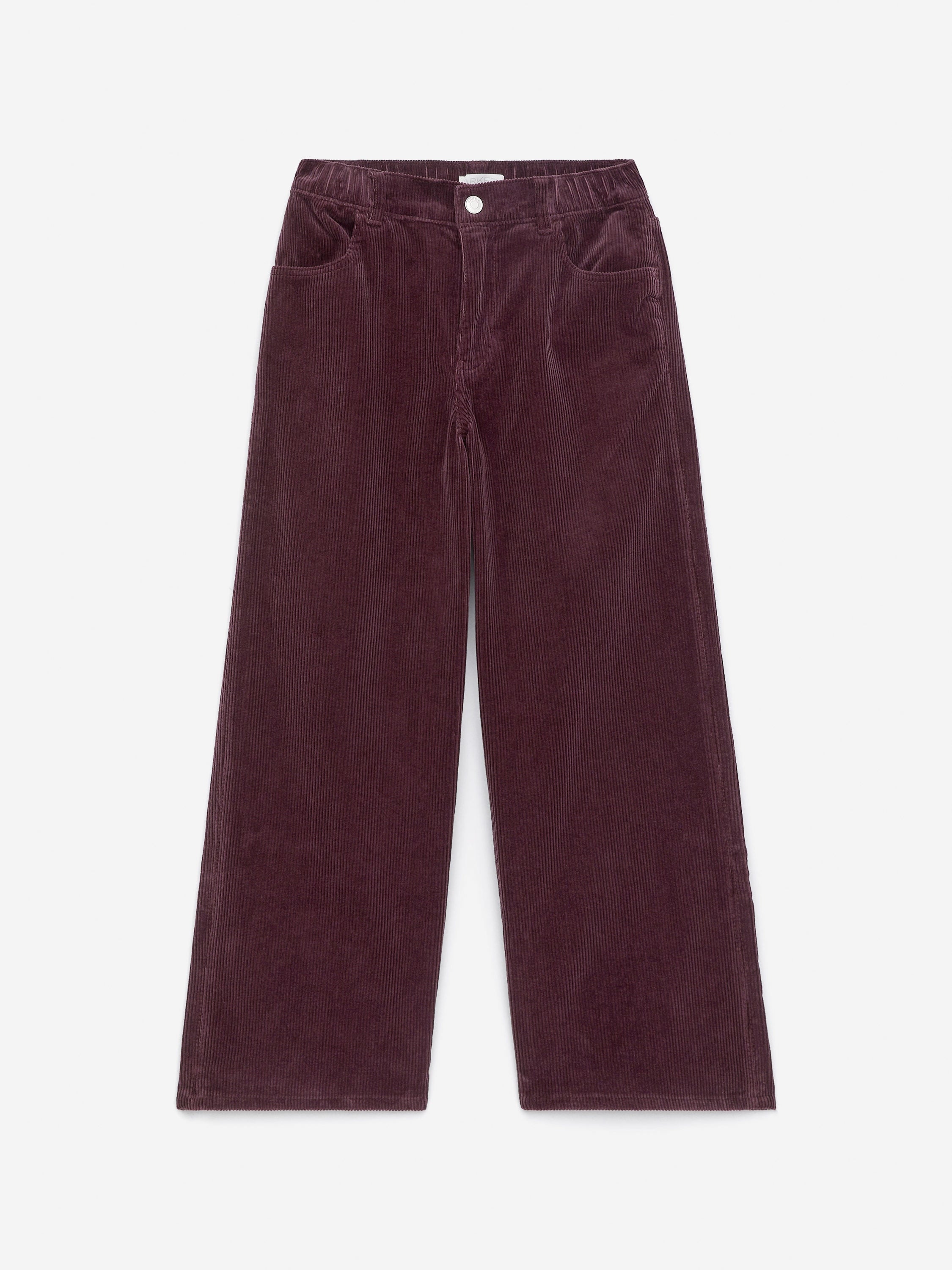 Wide Corduroy Trousers - Pink