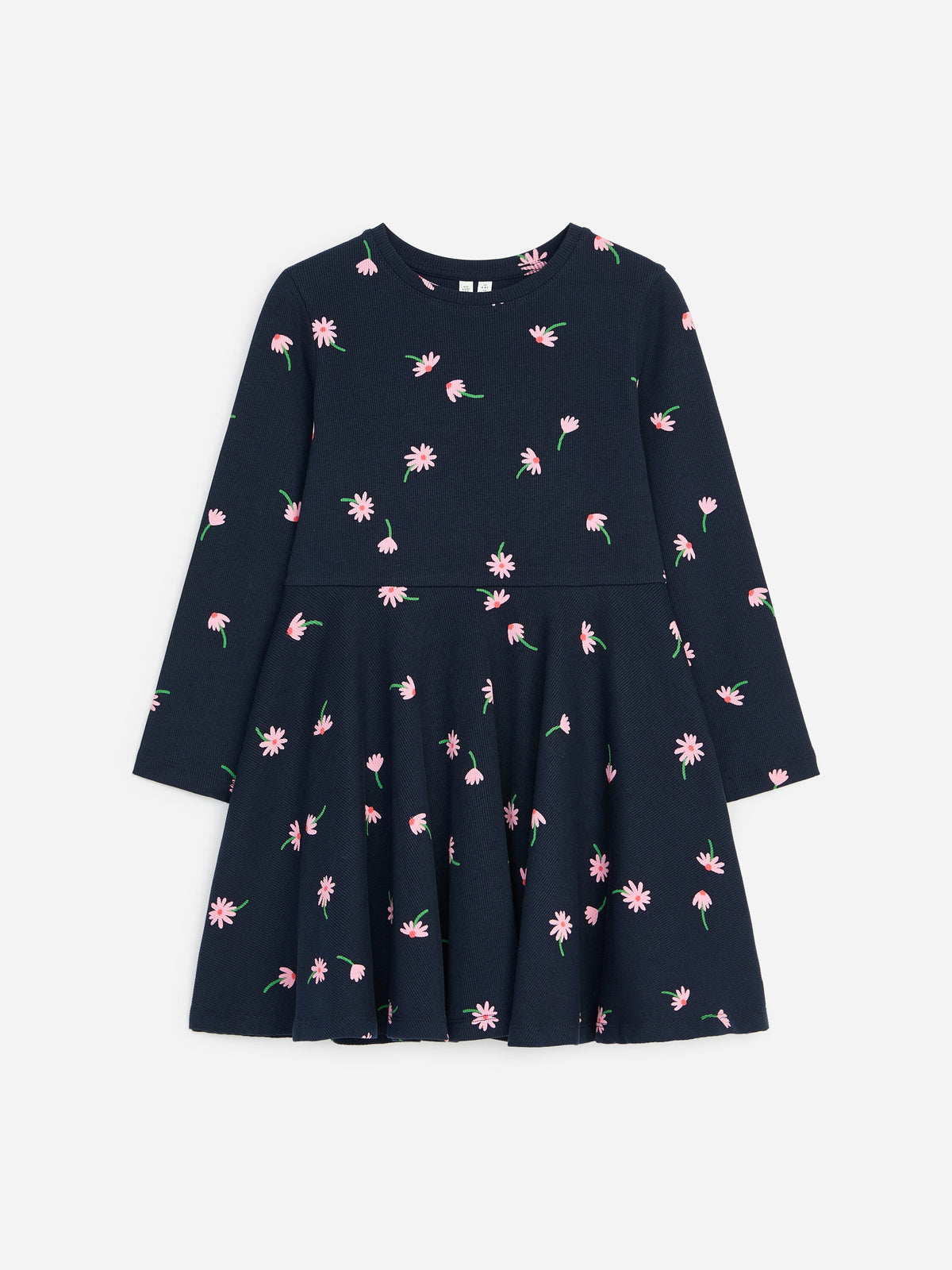 Printed Jersey Dress - Blue
