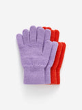 Wool Gloves Pack of 2 - Purple
